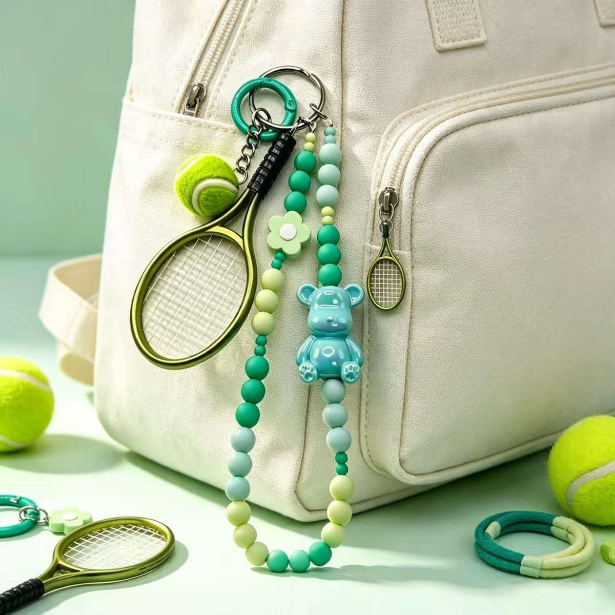 Conjunto de antivibradores de silicona moldeados para raqueta de tenis, en varias formas y colores